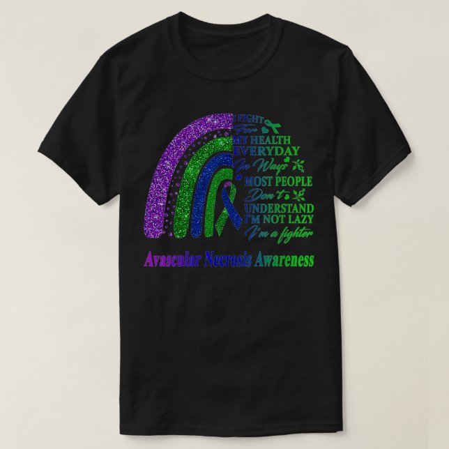 T-shirt Guerrier avasculaire de la nécrose  (Design devant)