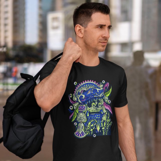 T-shirt Guerrier aztèque (Créateur téléchargé)