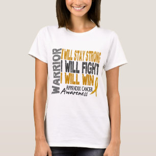 T-shirt Guerrier de Cancer d'annexe