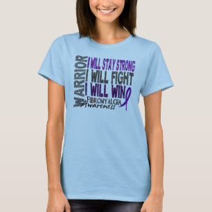 T-shirt Guerrier de fibromyalgie