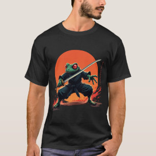 T-shirt Guerrier de grenouille Ninja - Anime de Samurai Ka