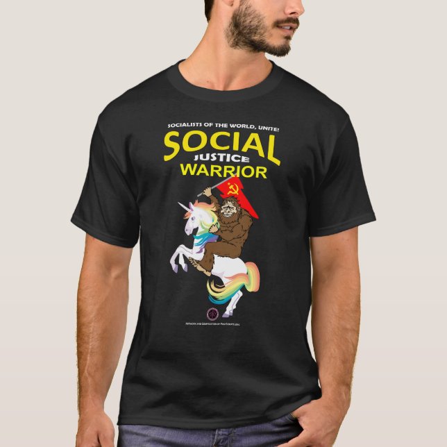 T-shirt Guerrier de justice sociale (Devant)