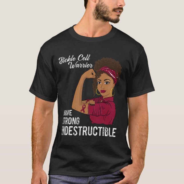 T-shirt Guerrier de la faucille Indestructible Survivant (Devant)