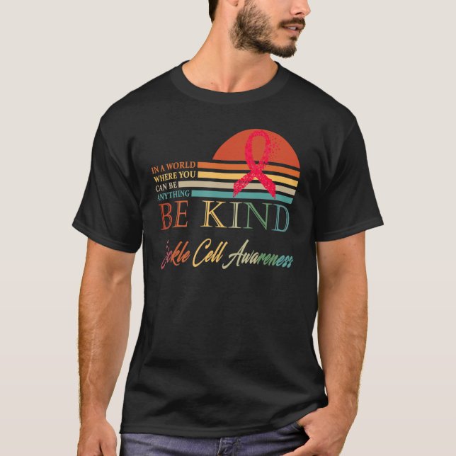 T-shirt Guerrier de la faucille Sensibilisation à la fauci (Devant)