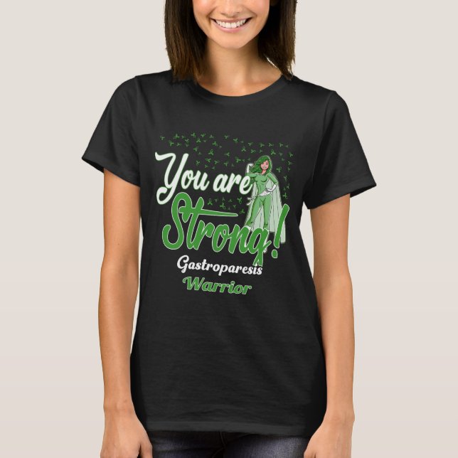 T-shirt guerrier de la gastroparèse (Devant)