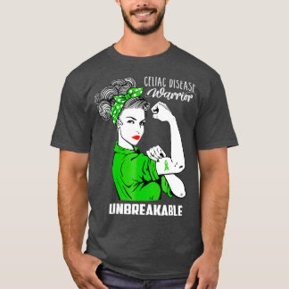 T-shirt Guerrier de la maladie coeliaque Conscience indest