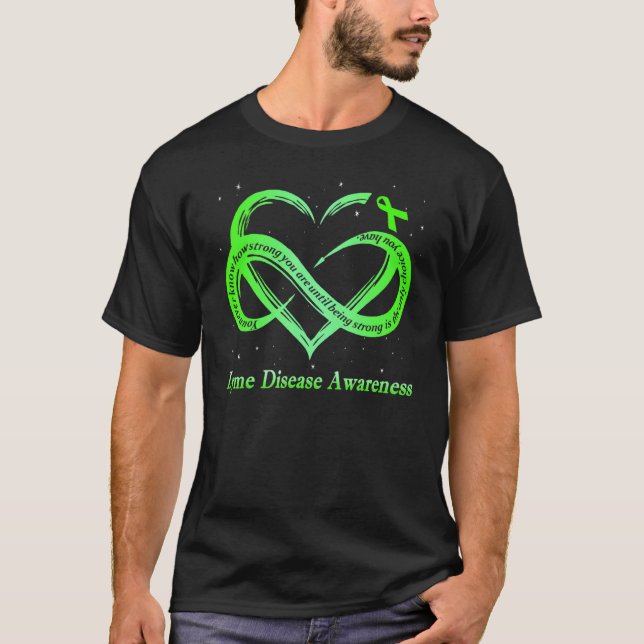 T-shirt Guerrier de la maladie de Lyme (Devant)