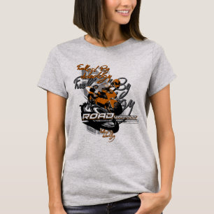 T-shirt Guerrier de la route, alimenté par l'idéologie, mo