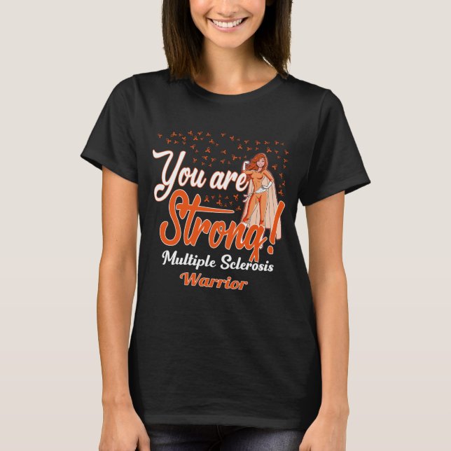 T-shirt guerrier de la sclérose en plaques (Devant)