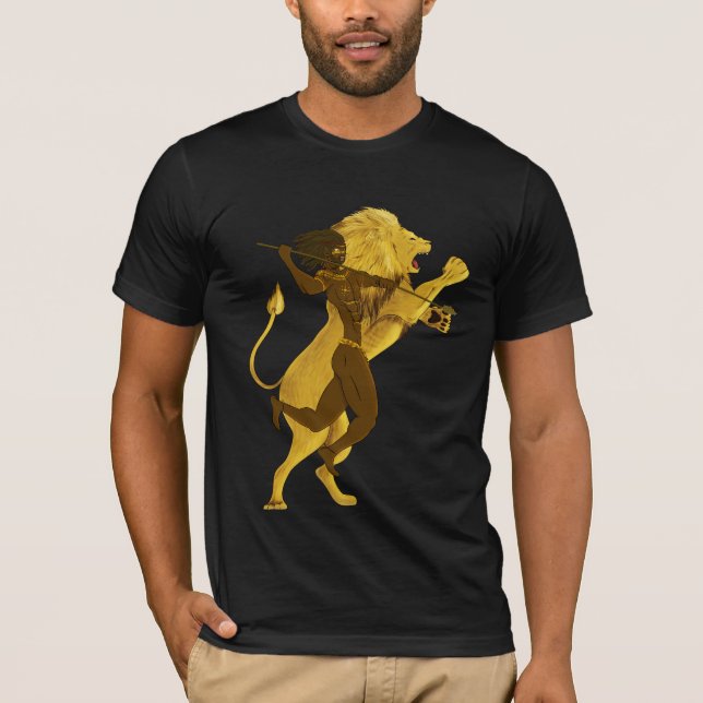 T-shirt Guerrier de lion (Devant)