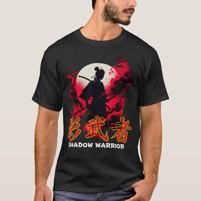 T-shirt Guerrier de l'ombre (Devant)