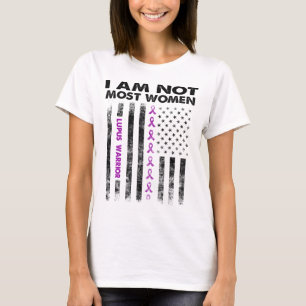 T-shirt guerrier de lupus je ne suis pas la plupart des fe