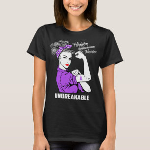 T-shirt Guerrier de lymphome de Hodgkin incassable