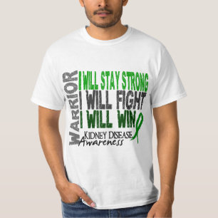 T-shirt Guerrier de maladie rénale