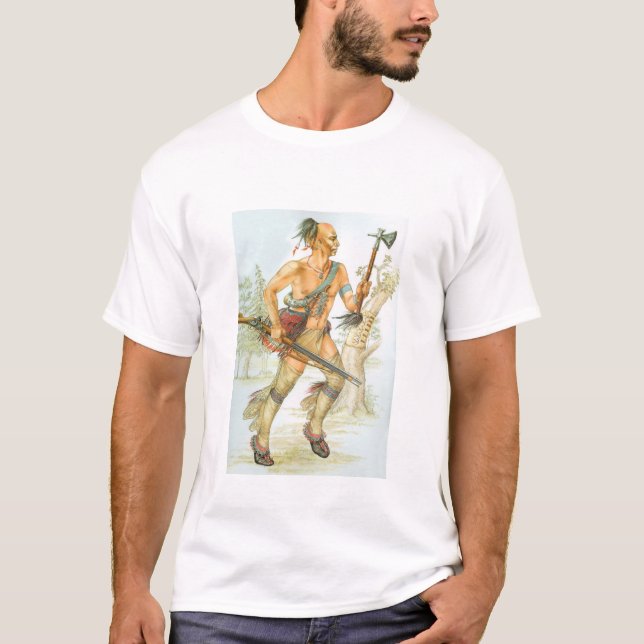 T-shirt Guerrier de Mohawk (Devant)