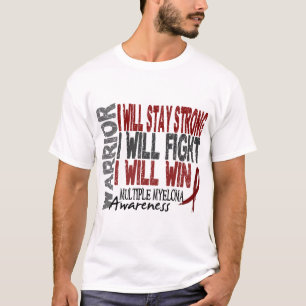 T-shirt Guerrier de myélome multiple