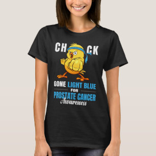 T-shirt guerrier de poussins du cancer de la prostate