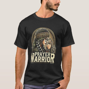 T-shirt Guerrier de prière catholique religieux chrétien C