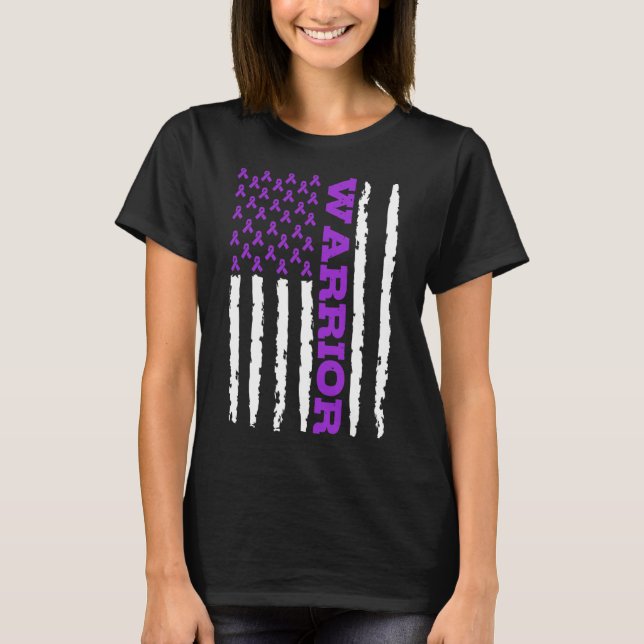 T-shirt Guerrier de sensibilisation à l'épilepsie (Devant)