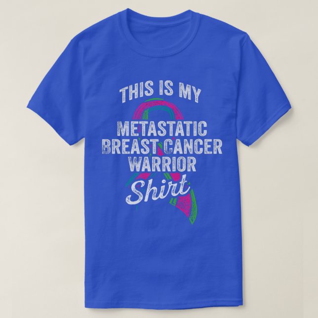 T-shirt Guerrier    de sensibilisation au cancer du sein m (Design devant)