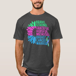 T-shirt Guerrier de sensibilisation au cancer du sein méta