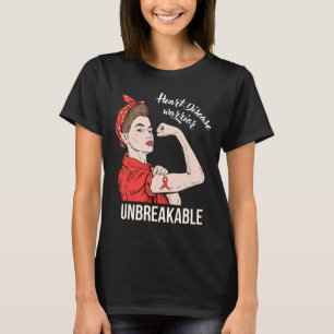 T-shirt Guerrier de sensibilisation aux maladies cardiaque