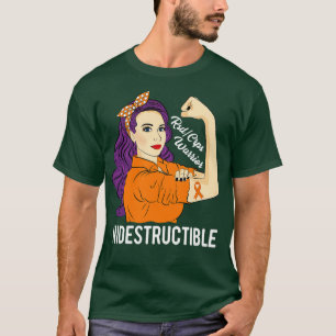 T-shirt Guerrier de sensibilisation RSD CRPS indestructibl