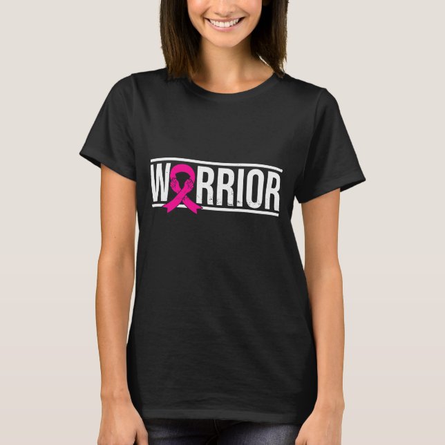 T-shirt Guerrier du cancer (Devant)