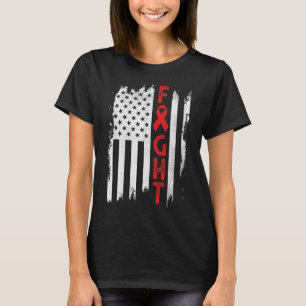 T-shirt Guerrier du cancer du sang Sensibilisation au canc