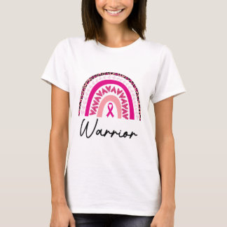 T-shirt Guerrier du cancer du sein Conscience du cancer du