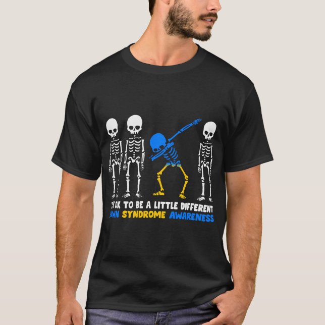 T-shirt Guerrier du syndrome de Down (Devant)