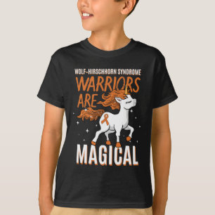 T-shirt Guerrier du syndrome de Wolf-Hirschhorn amoureux d