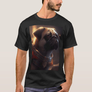 T-shirt Guerrier Héroïque : Pug
