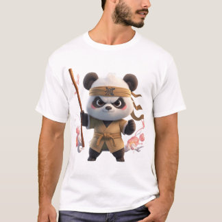 T-shirt Guerrier Mignon de Kung Fu Panda Graphique