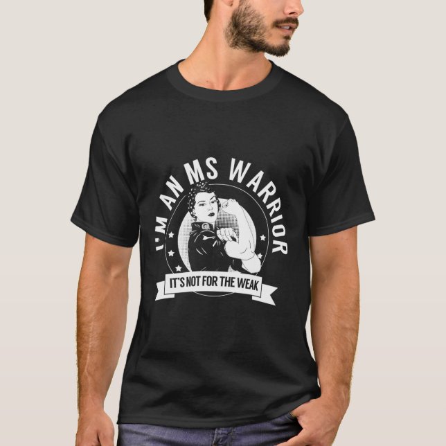 T-shirt Guerrier Nftw Sensibilisation à la sclérose en pla (Devant)
