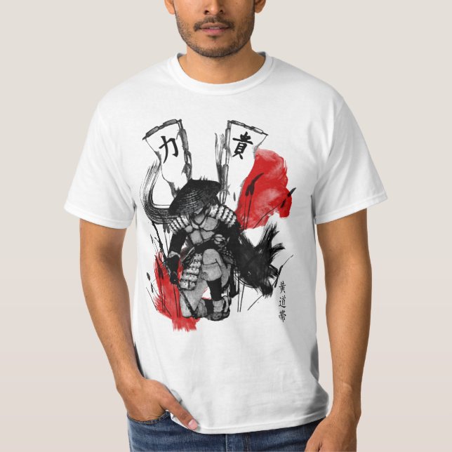 T-shirt Guerrier samouraï solitaire (Devant)