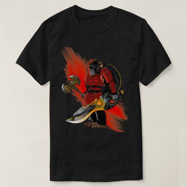 T-shirt Guerrier singe (Design devant)
