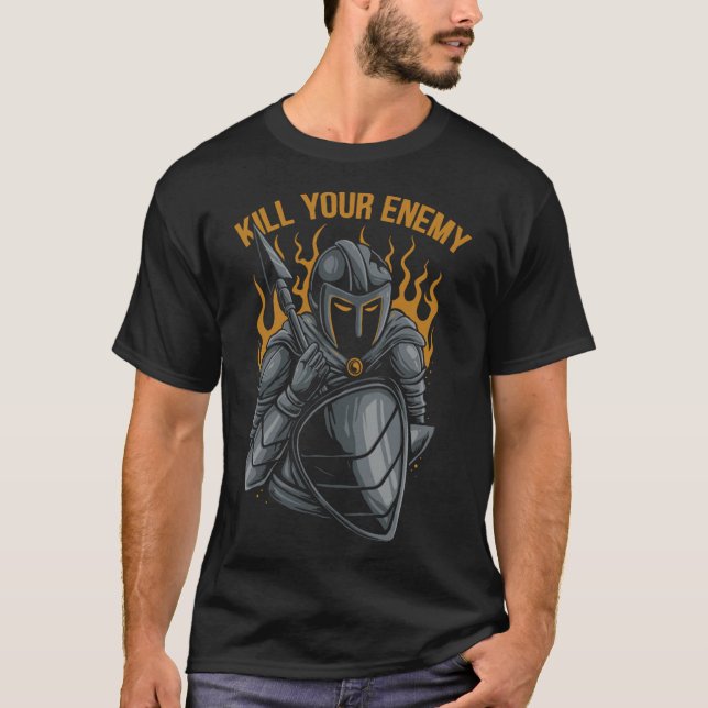 T-shirt Guerrier spartiate (Devant)