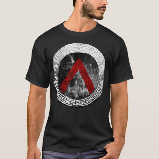 T-shirt Guerrier spartiate Lambda Shield 1