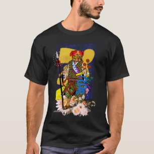 T-shirt Guerrier toutou tenant une lance