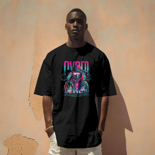 T-shirt Guerrier Urbain Cyberpunk Néon