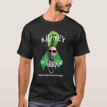 Guerrier vert de rein de ruban - chemises foncées