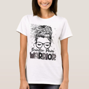 T-shirt Guerrière de la douleur sciatique femme fille surv