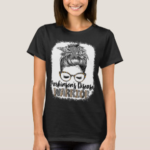 T-shirt Guerrière de la maladie de Parkinson au chignon dé