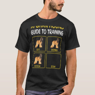 T-shirt Guide Afghan Hound Pour L'Entraînement De L'Obéiss
