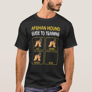 T-shirt Guide Afghan Hound Pour L'Entraînement De L'Obéiss