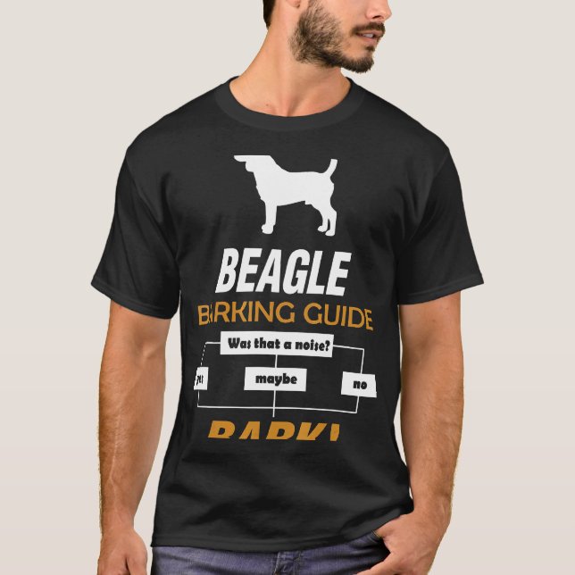 T-shirt Guide beagle d'écorce Animaux (Devant)