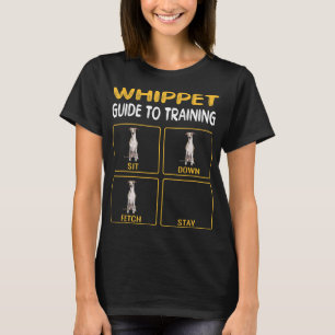 T-shirt guide blanc pour l'entraînement de l'obéissance 