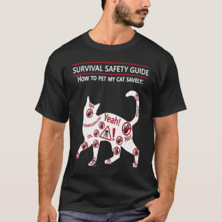 T-shirt Guide de câlinage de chat  Guide de sécurité de su