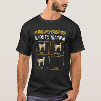T-shirt Guide de Chien de Berger Anatolien pour l'entraîne